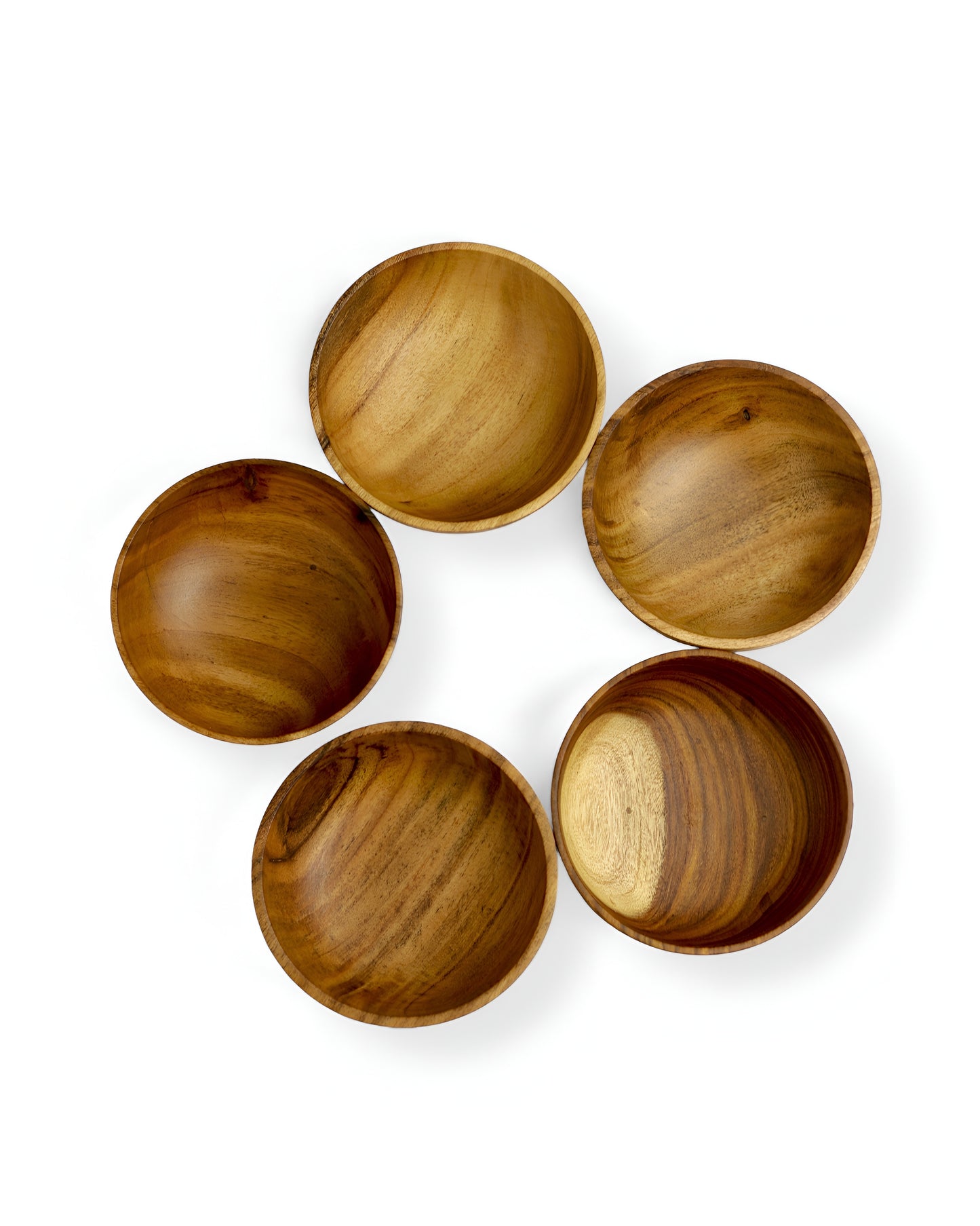 Small Wooden Bowl 6"